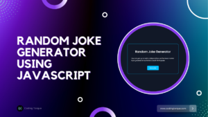 random joke generator using javascript with source code