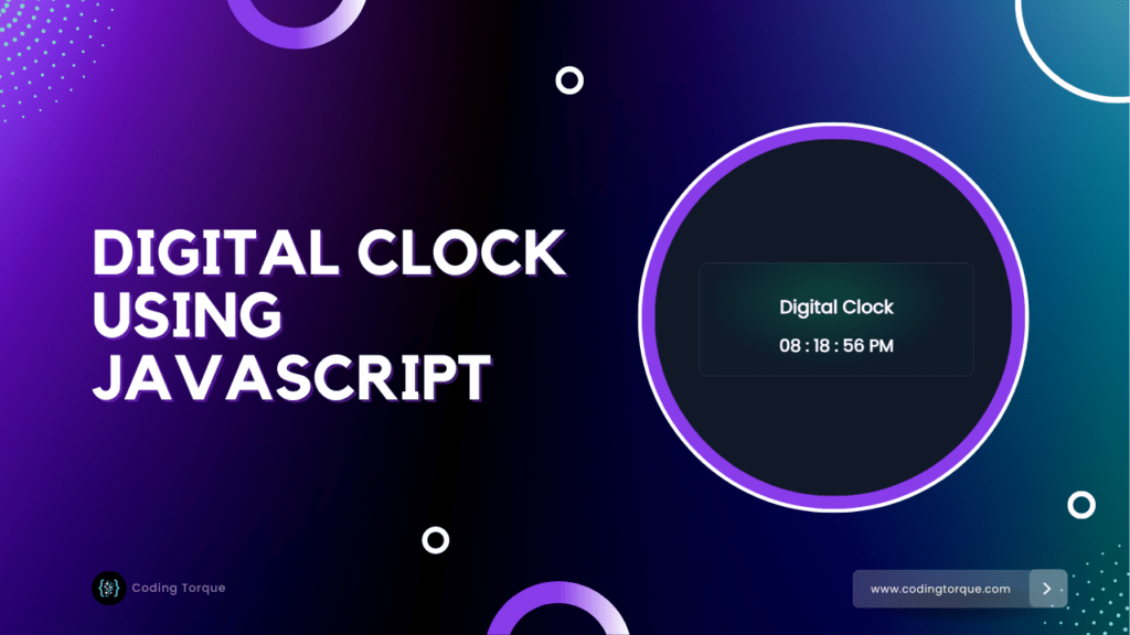 digital clock using javascript