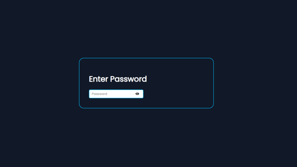 show or hide password using javascript
