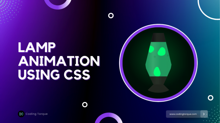 lamp animation using css