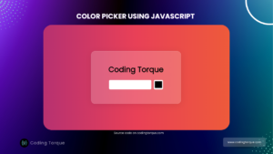 custom color picker with source code