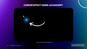 custom cursor using javascript with source code