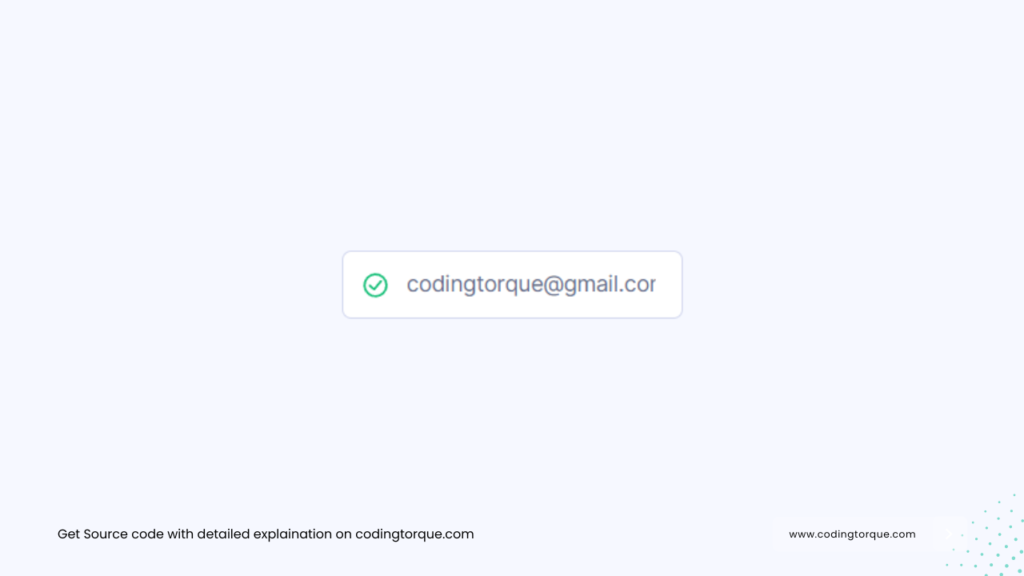 email validator using javascript with source code