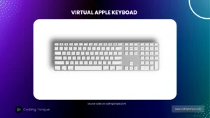 virtual apple keyboard using javascript with source code