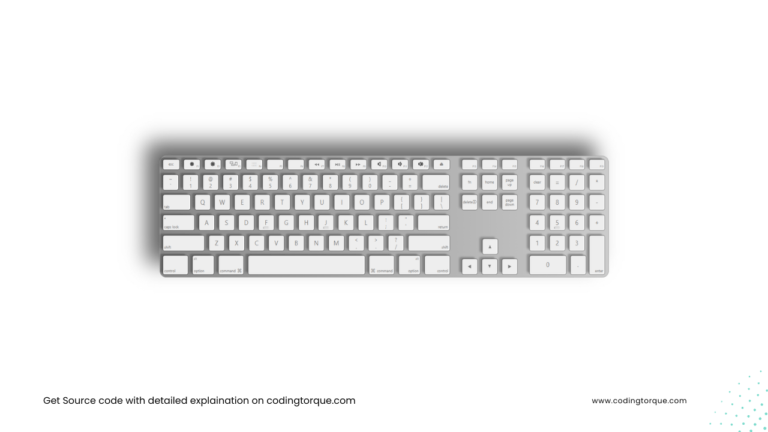 Virtual Apple Keyboard using HTML, CSS and JavaScript - Coding Torque ... image.