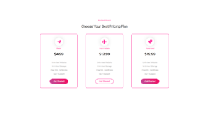 Responsive Pricing Cards using HTML & CSS - Coding Torque » Coding Torque
