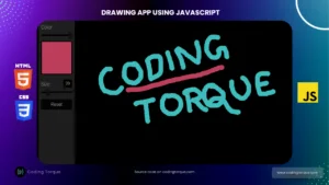 Drawing App using JavaScript with Source Code