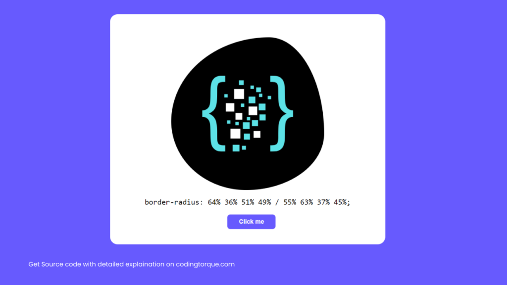 Random Blob Generator using HTML, CSS and JavaScript with Source Code