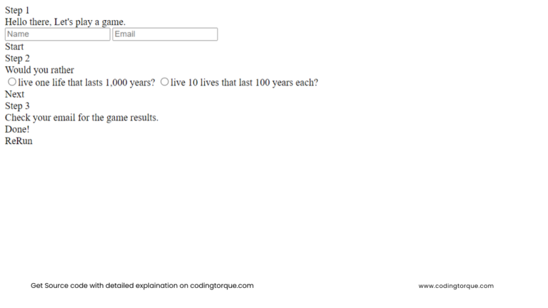 Step by step form validation using HTML, CSS and JavaScript » Coding Torque