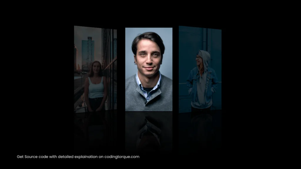 Cards with reflection effect using HTML and CSS