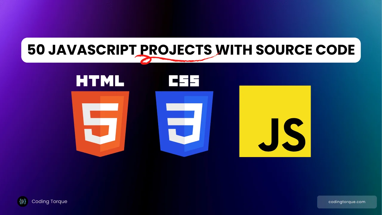 50 JavaScript Projects with Source Code