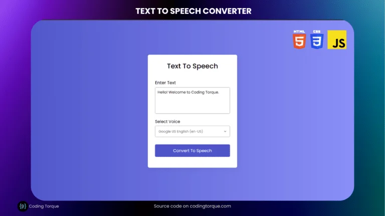 text to speech converter using javascript