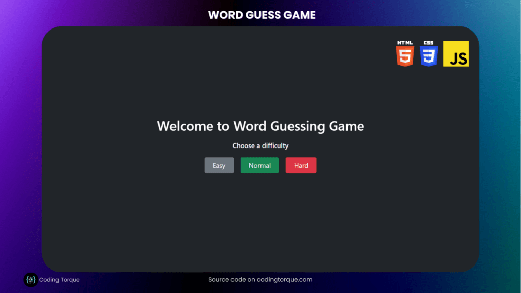 Word Guess game using javascript