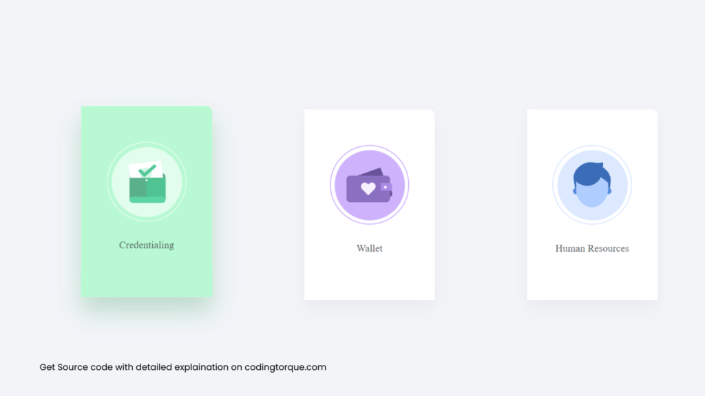 ec cards with hover effect using html and css