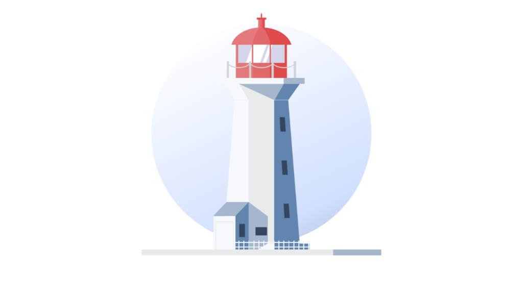 Lighthouse Animation using HTML and CSS