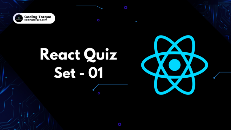 react mcq quiz set - 01