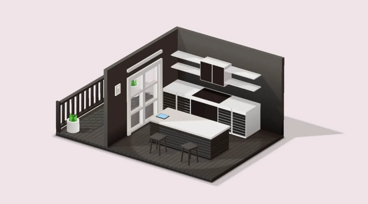Building a Pure CSS 3D Kitchen